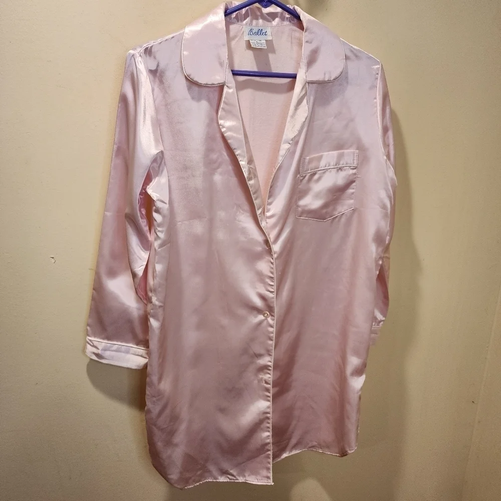 Ballet women's satin Sleep shirt Size S